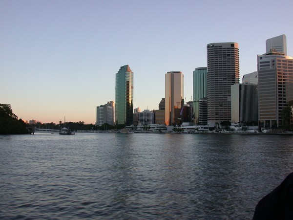 Skyline At Sunset
